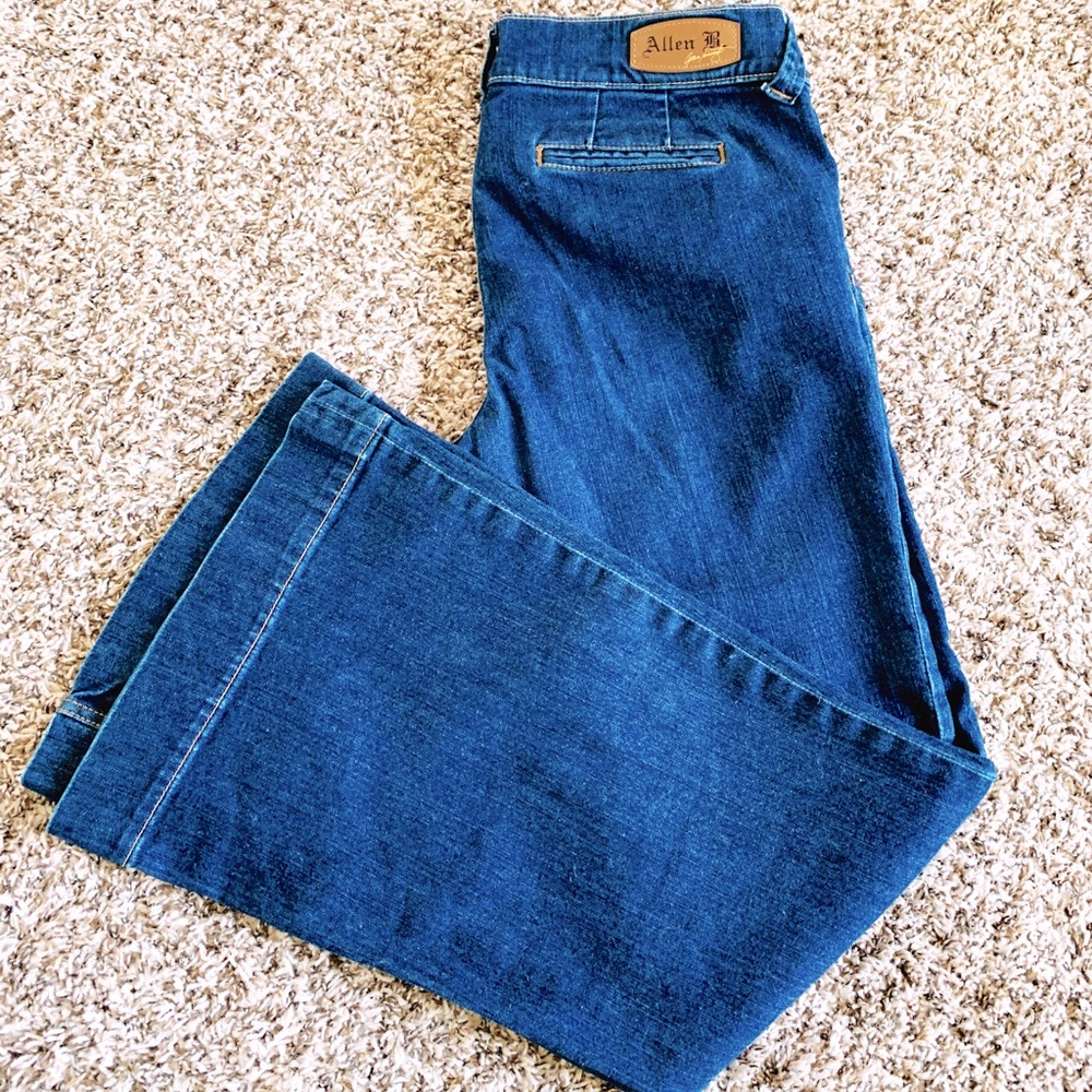 Allen b women’s wide leg bootcut jeans pant